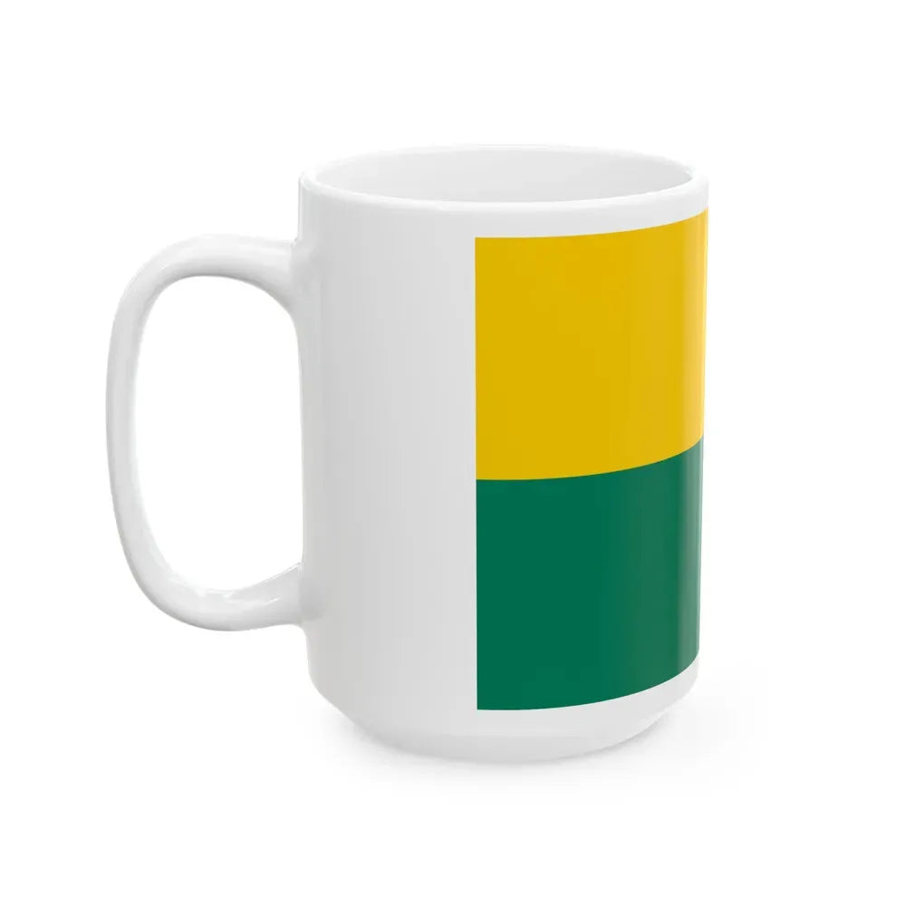 Flag of The Hague the capital of the province of South Holland Netherlands - White Coffee Mug - Go Mug Yourself