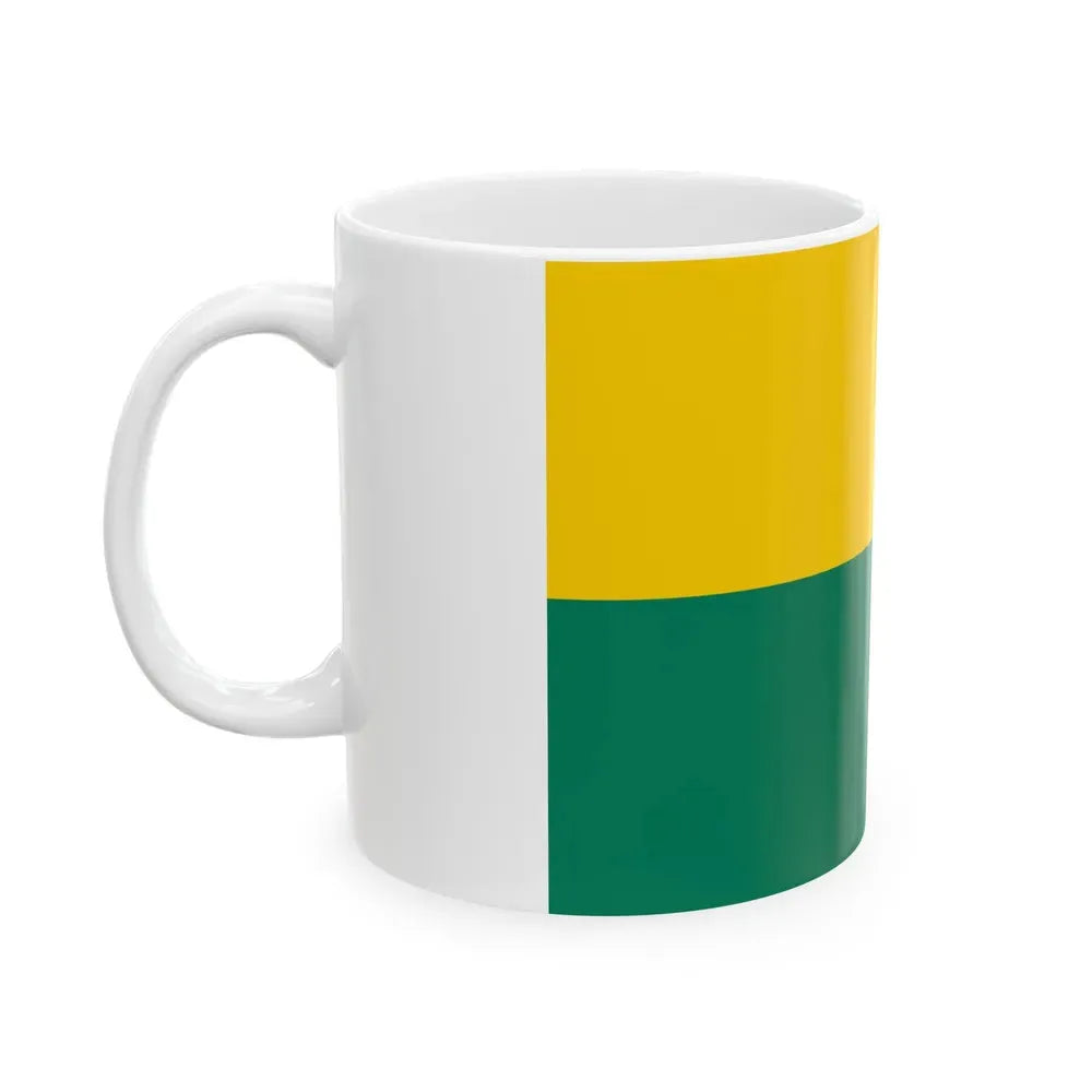 Flag of The Hague the capital of the province of South Holland Netherlands - White Coffee Mug - Go Mug Yourself