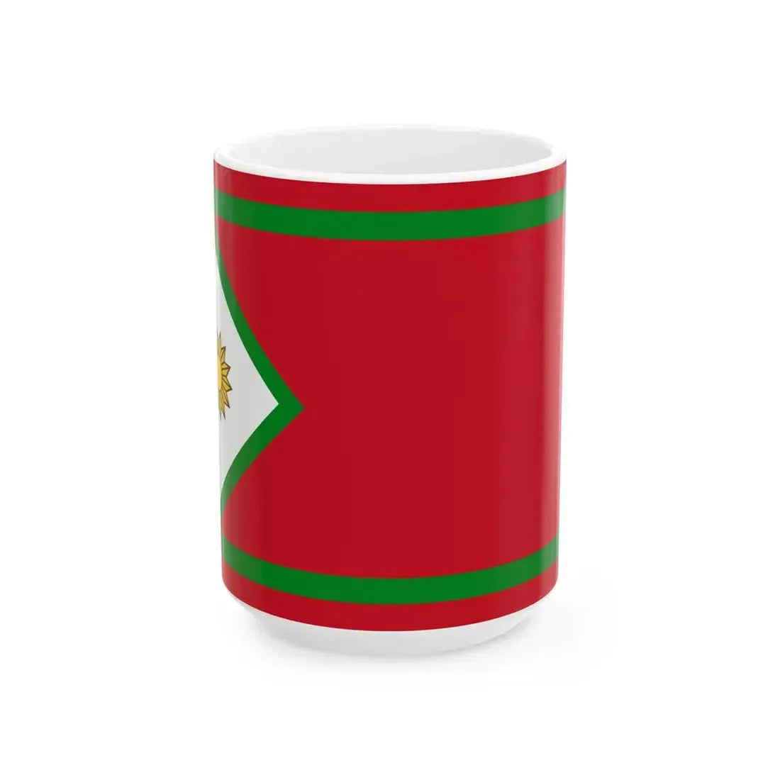 Flag of the Hawar Islands (Bahrain) White Coffee Mug 15oz - Go Mug Yourself