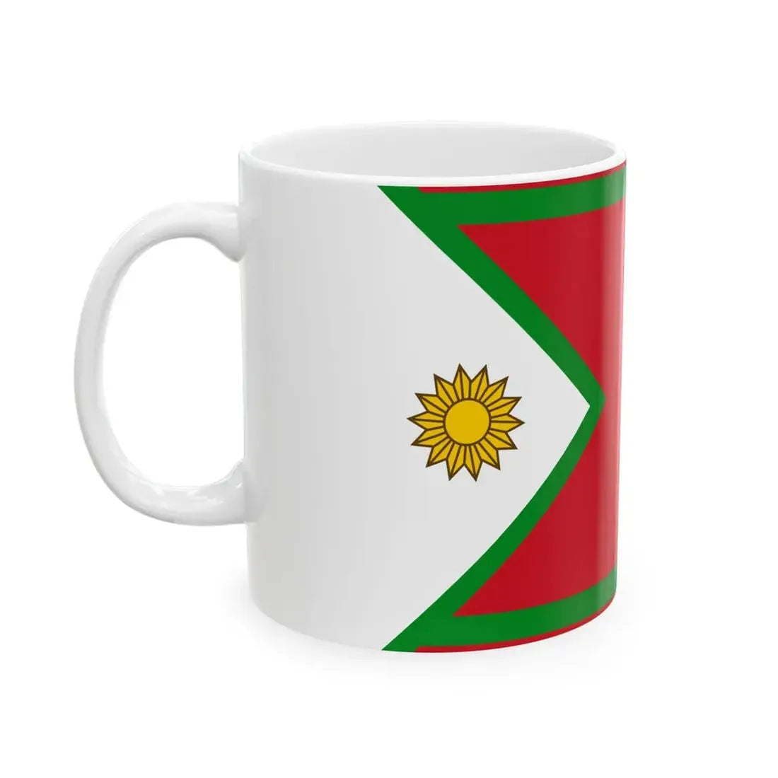 Flag of the Hawar Islands (Bahrain) White Coffee Mug - Go Mug Yourself