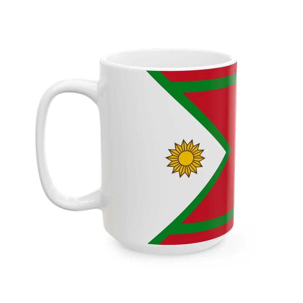 Flag of the Hawar Islands (Bahrain) White Coffee Mug - Go Mug Yourself