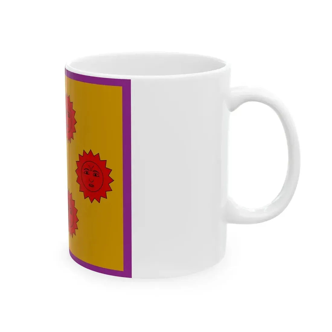 Flag of the H.H. Maharaja of Nepal 1928 (Nepal) White Coffee Mug - Go Mug Yourself