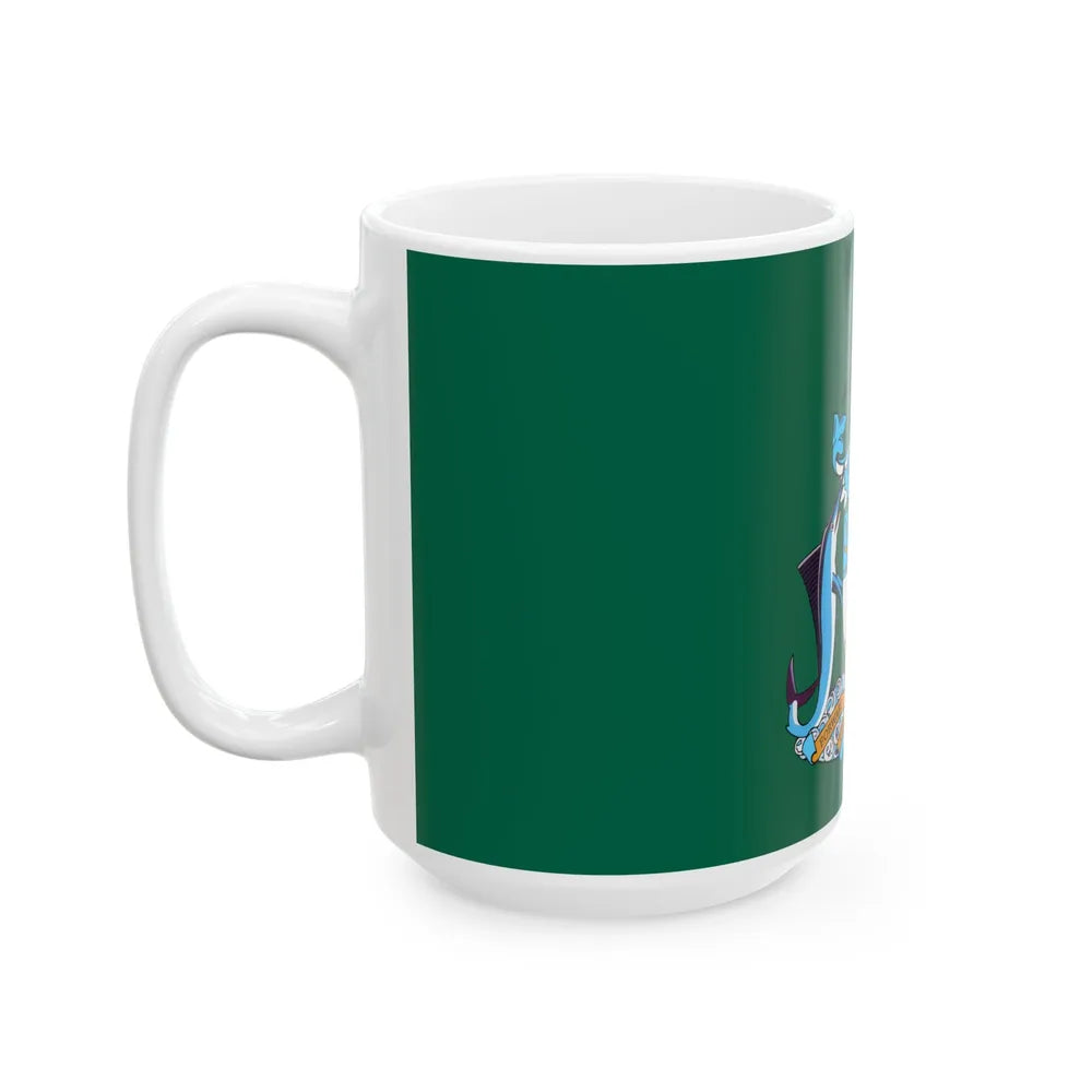 Flag of the House of Assembly of the Bahamas (Bahamas) White Coffee Mug - Go Mug Yourself