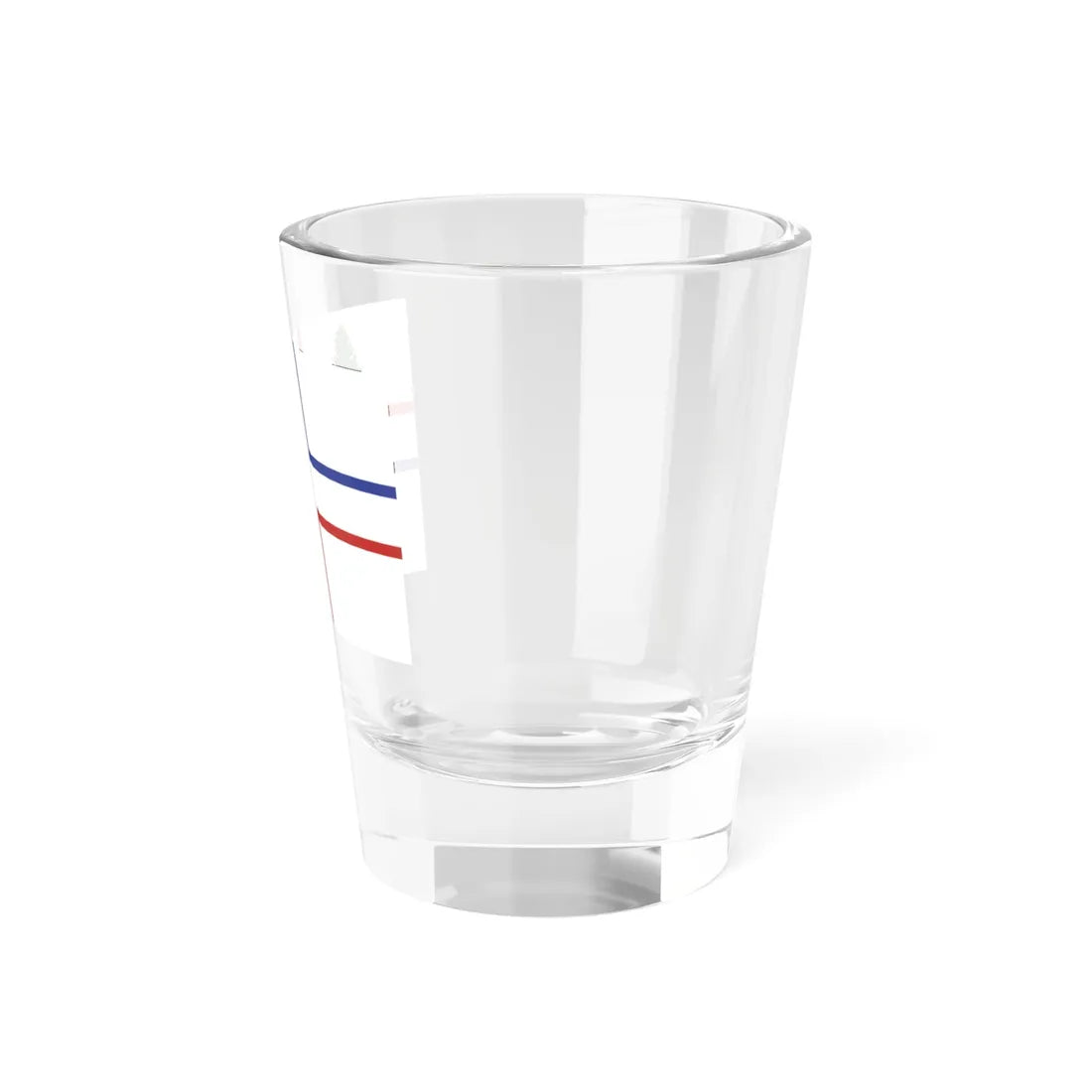 Flag of the Huguenots of Maine (United States) Shot Glass 1.5oz - Go Mug Yourself