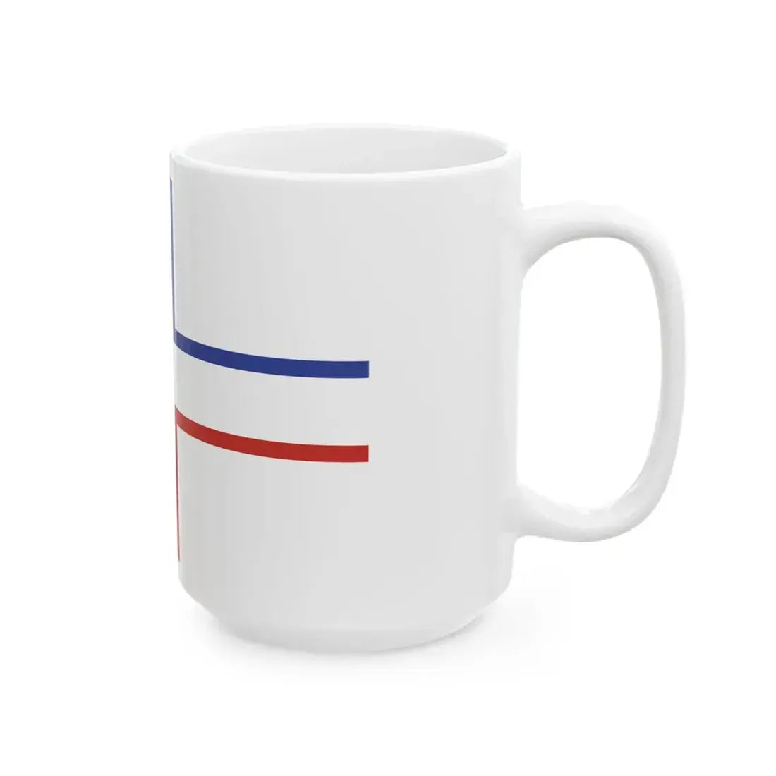 Flag of the Huguenots of Maine (United States) White Coffee Mug - Go Mug Yourself