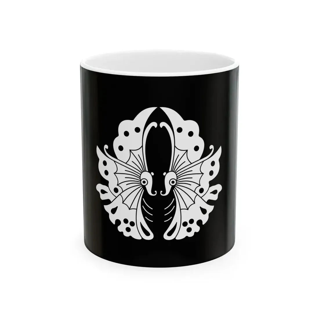 Flag of the Ikeda Lords of Okayama in Bizen Province B (Japan) White Coffee Mug 11oz - Go Mug Yourself