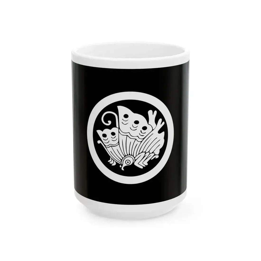 Flag of the Ikeda Lords of Tottori in Inaba Province B (Japan) White Coffee Mug 15oz - Go Mug Yourself