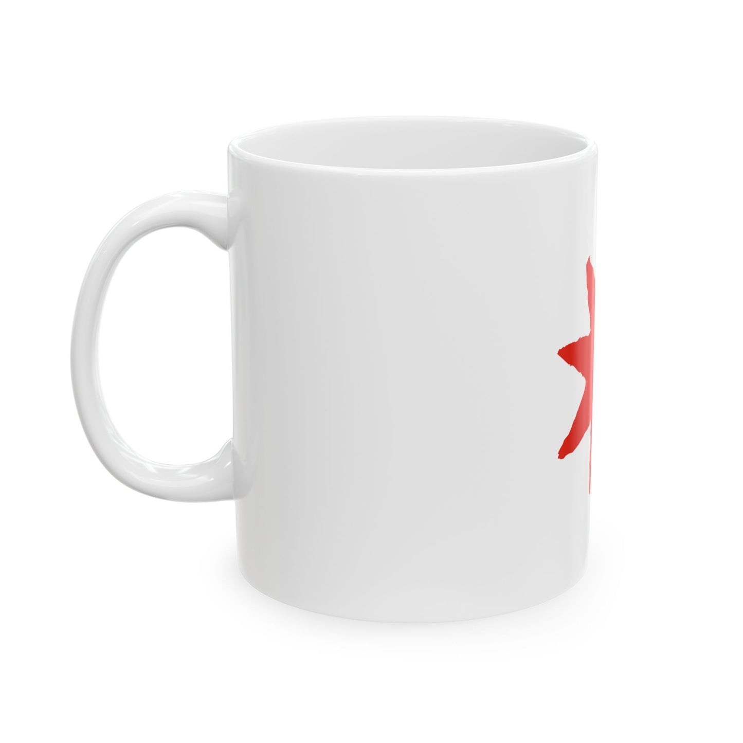 Flag of the Ile-de-France Region symbol only (France) White Coffee Mug-Go Mug Yourself