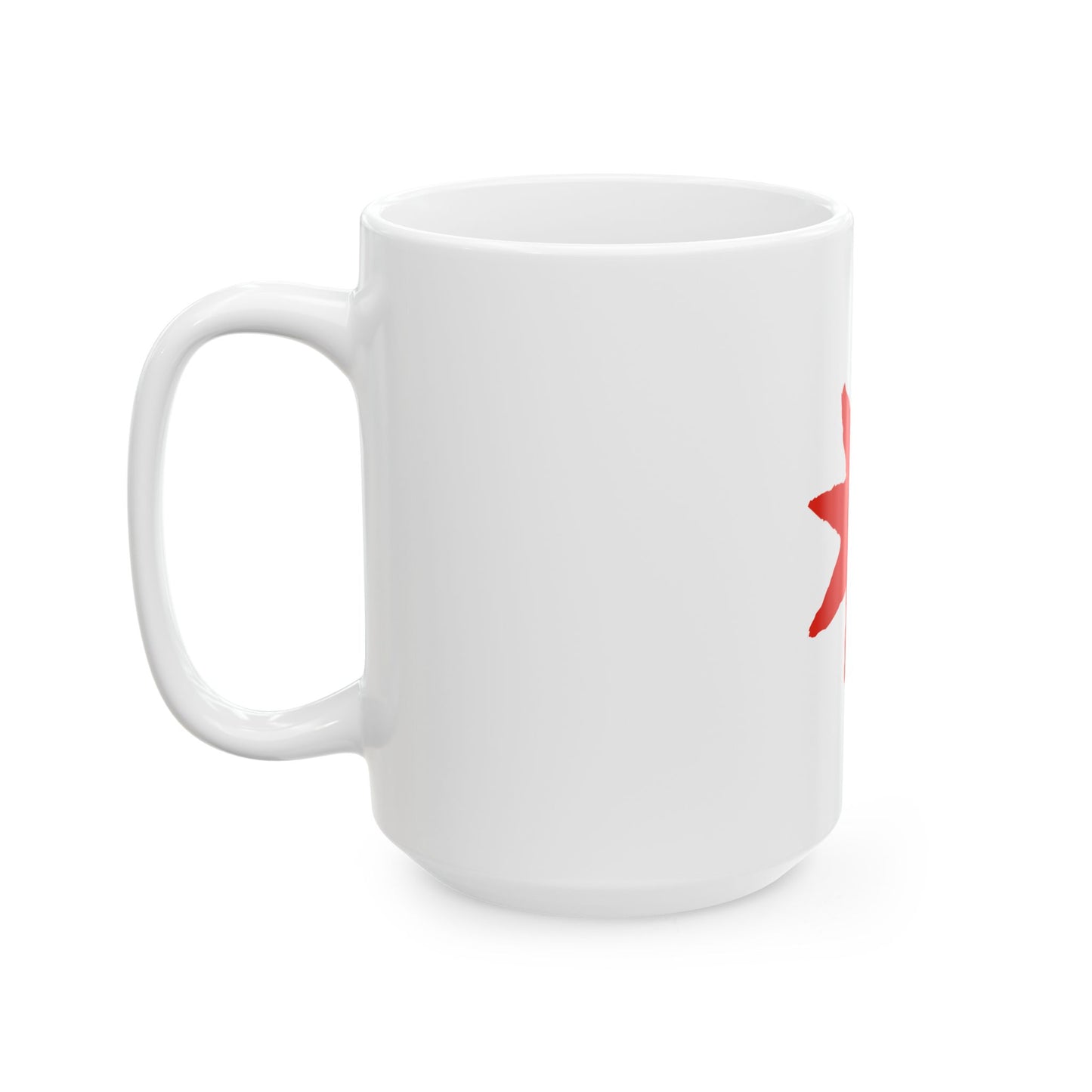 Flag of the Ile-de-France Region symbol only (France) White Coffee Mug-Go Mug Yourself
