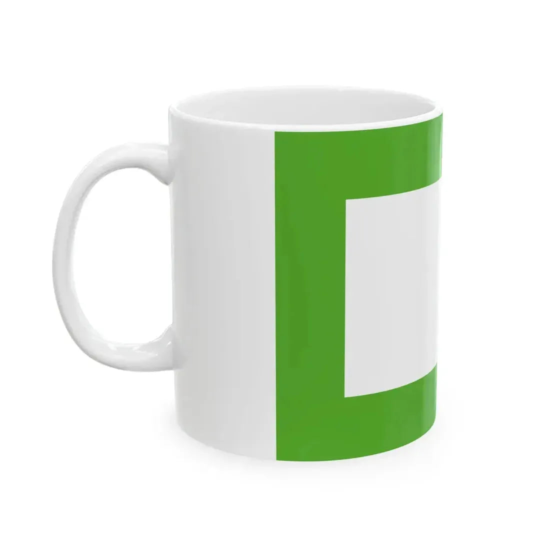 Flag of the Indragiri Hilir Regency (Indonesia) White Coffee Mug - Go Mug Yourself