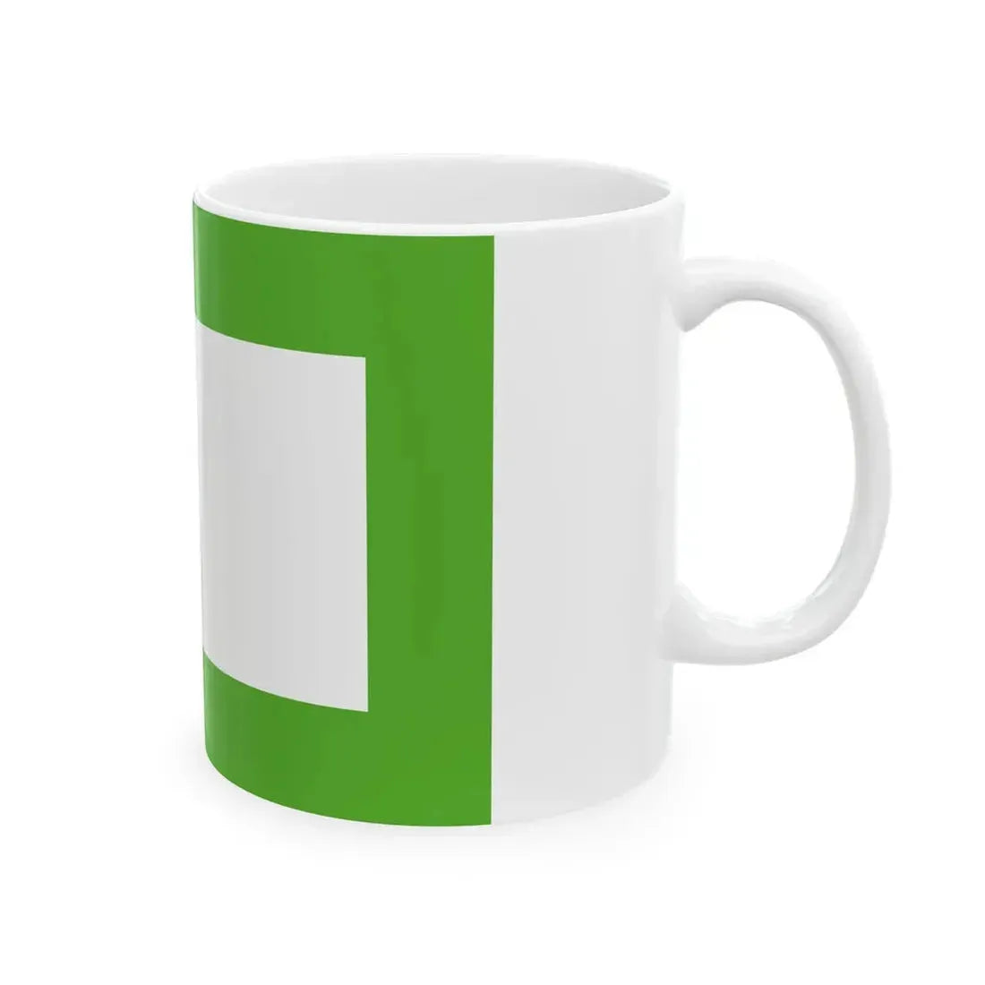 Flag of the Indragiri Hilir Regency (Indonesia) White Coffee Mug - Go Mug Yourself