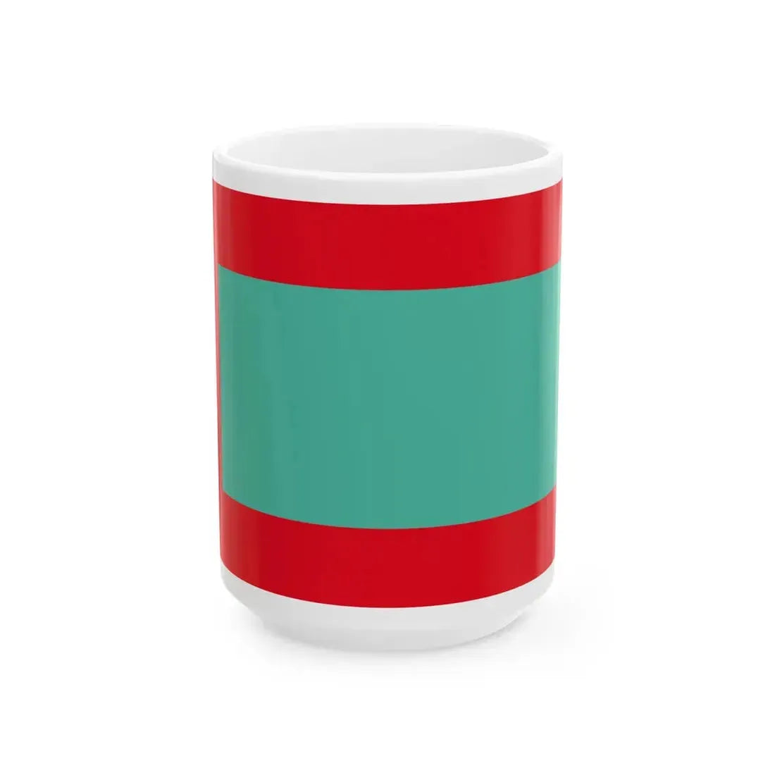 Flag of the Indragiri Hulu Regency (Indonesia) White Coffee Mug 15oz - Go Mug Yourself