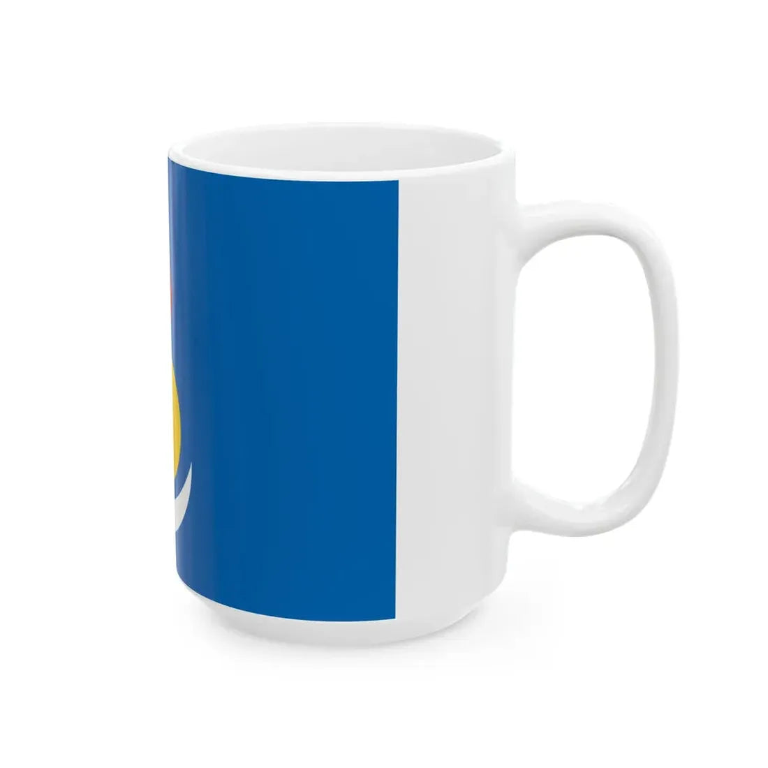 Flag of the Inner Mongolian Peoples Party (China) White Coffee Mug - Go Mug Yourself