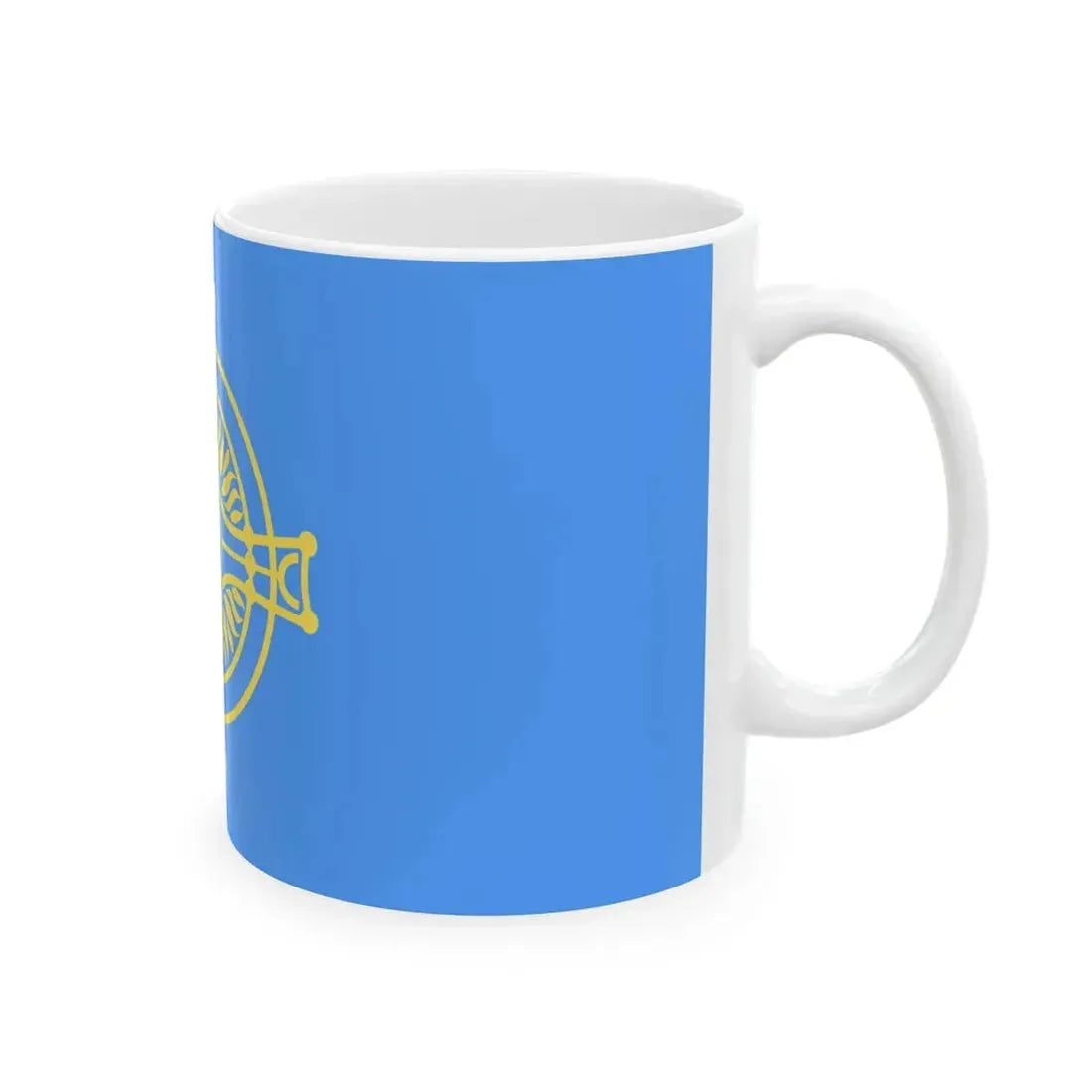Flag of the International Eucharistic Congress 1932 (Ireland) White Coffee Mug - Go Mug Yourself