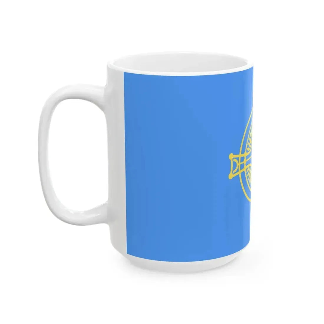 Flag of the International Eucharistic Congress 1932 (Ireland) White Coffee Mug - Go Mug Yourself