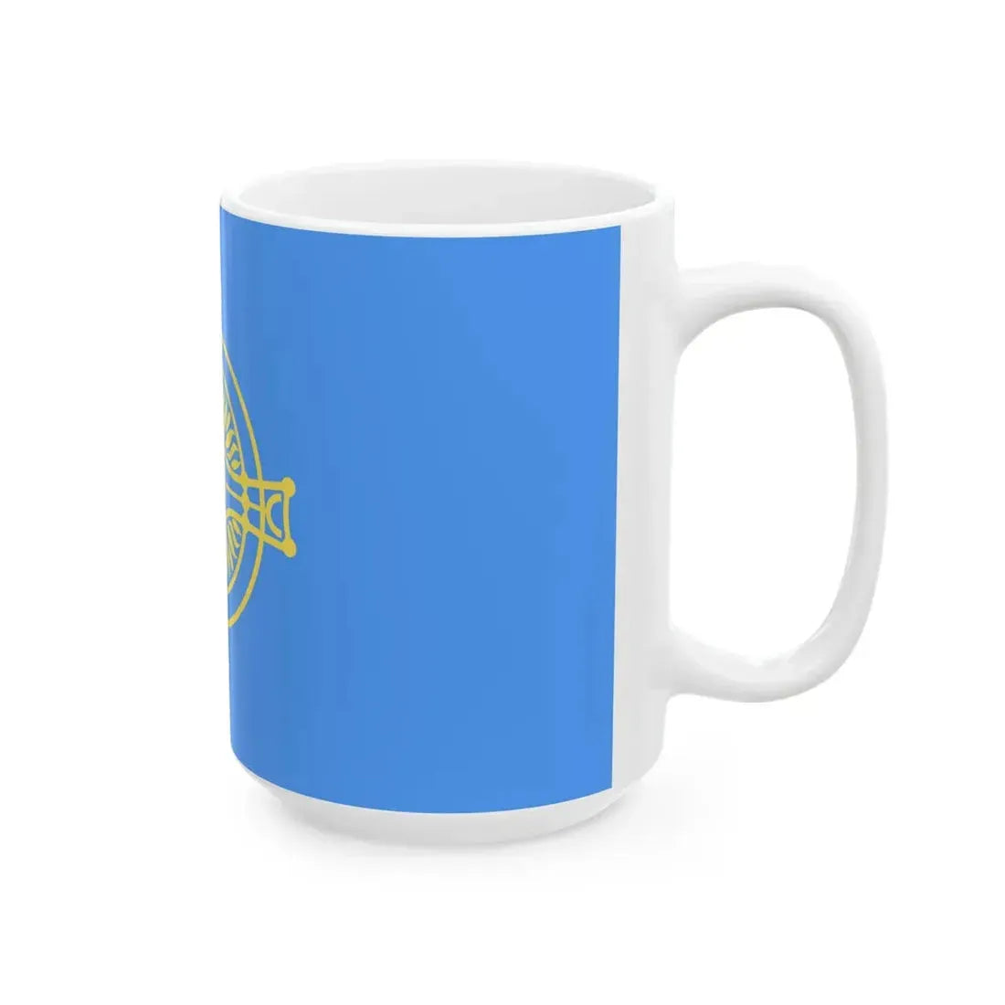 Flag of the International Eucharistic Congress 1932 (Ireland) White Coffee Mug - Go Mug Yourself