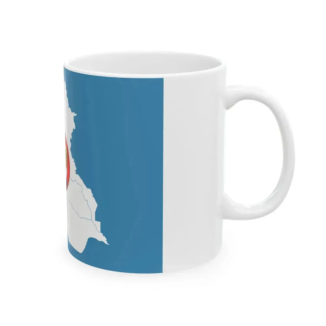 Flag of the Iraqi Air Force (Iraq) White Coffee Mug - Go Mug Yourself