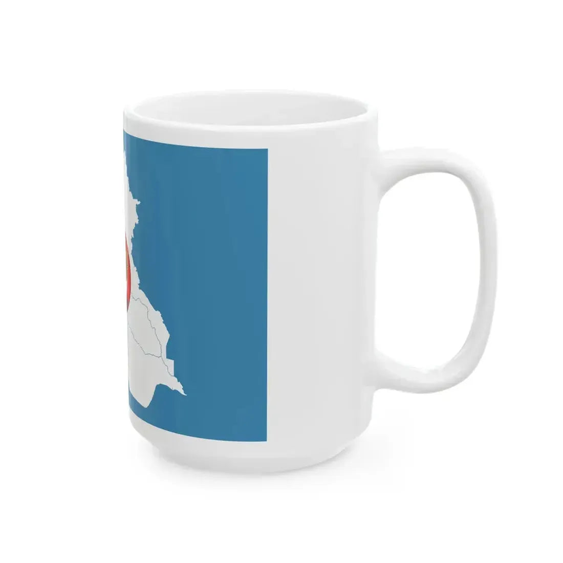 Flag of the Iraqi Air Force (Iraq) White Coffee Mug - Go Mug Yourself