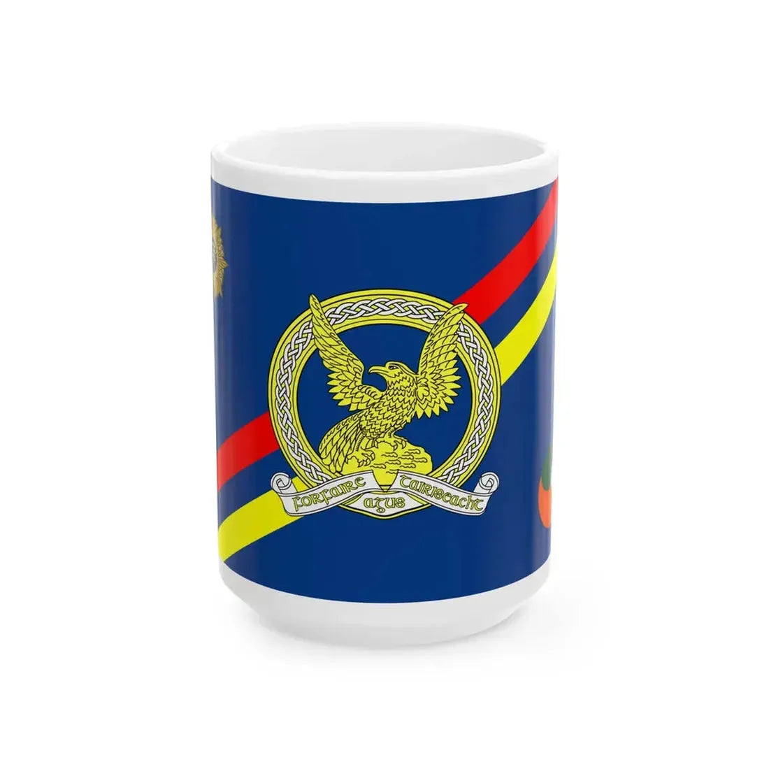 Flag of the Irish Air Corps (Ireland) White Coffee Mug 15oz - Go Mug Yourself