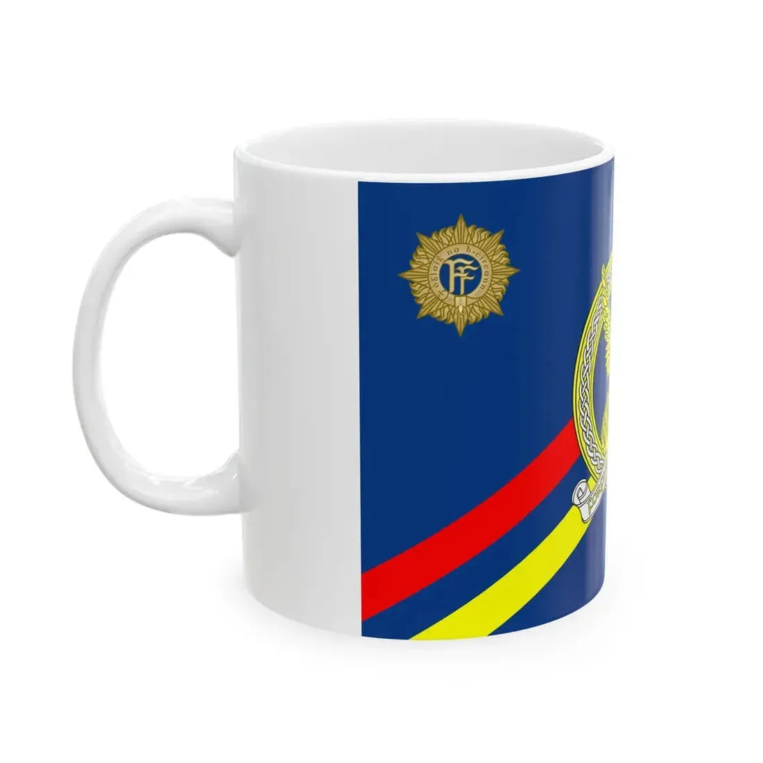 Flag of the Irish Air Corps (Ireland) White Coffee Mug - Go Mug Yourself