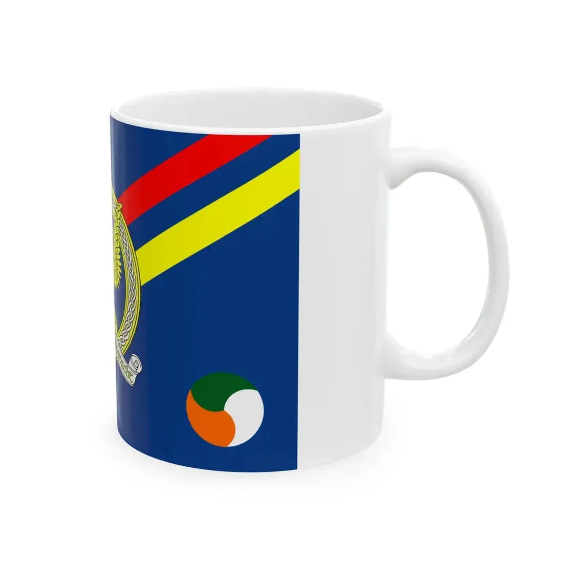 Flag of the Irish Air Corps (Ireland) White Coffee Mug - Go Mug Yourself