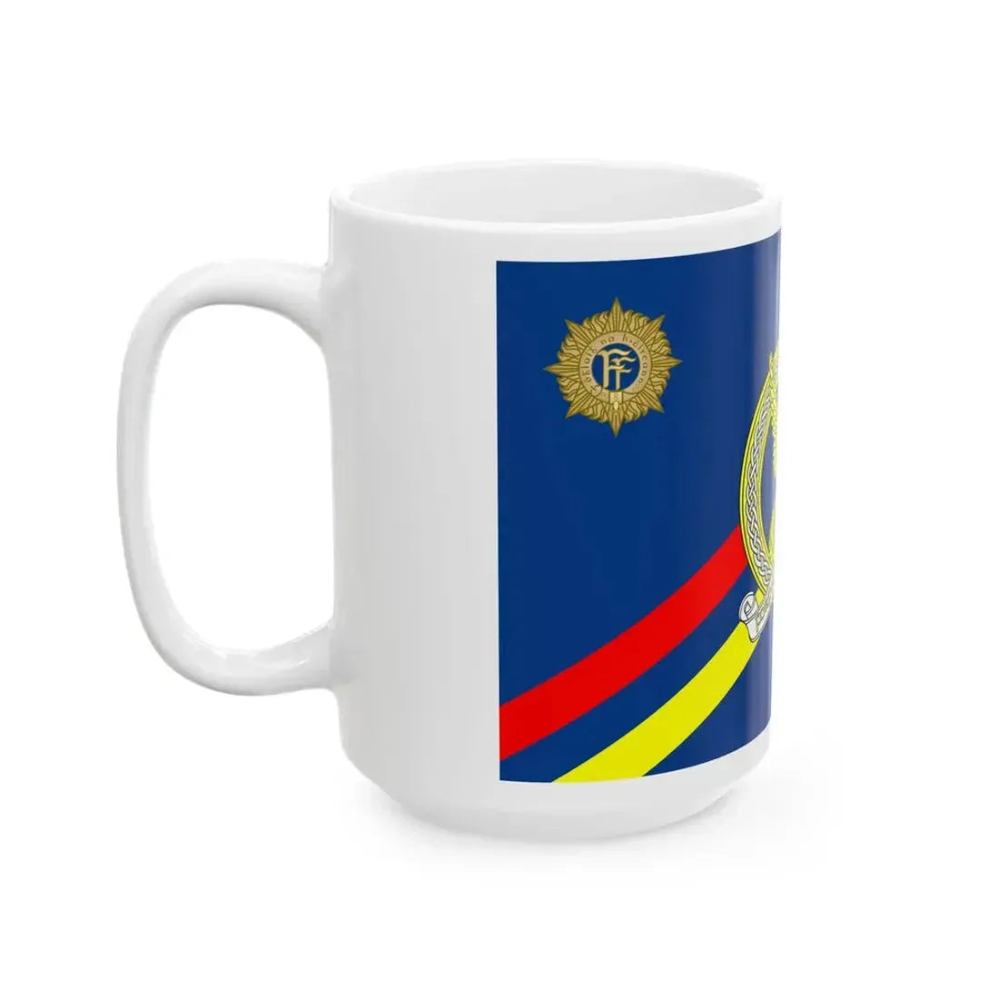 Flag of the Irish Air Corps (Ireland) White Coffee Mug - Go Mug Yourself