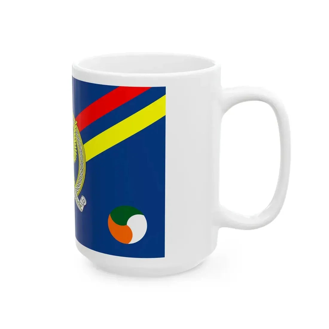 Flag of the Irish Air Corps (Ireland) White Coffee Mug - Go Mug Yourself