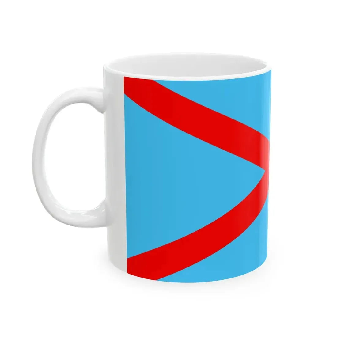 Flag of the Irish Blueshirts (Ireland) White Coffee Mug - Go Mug Yourself