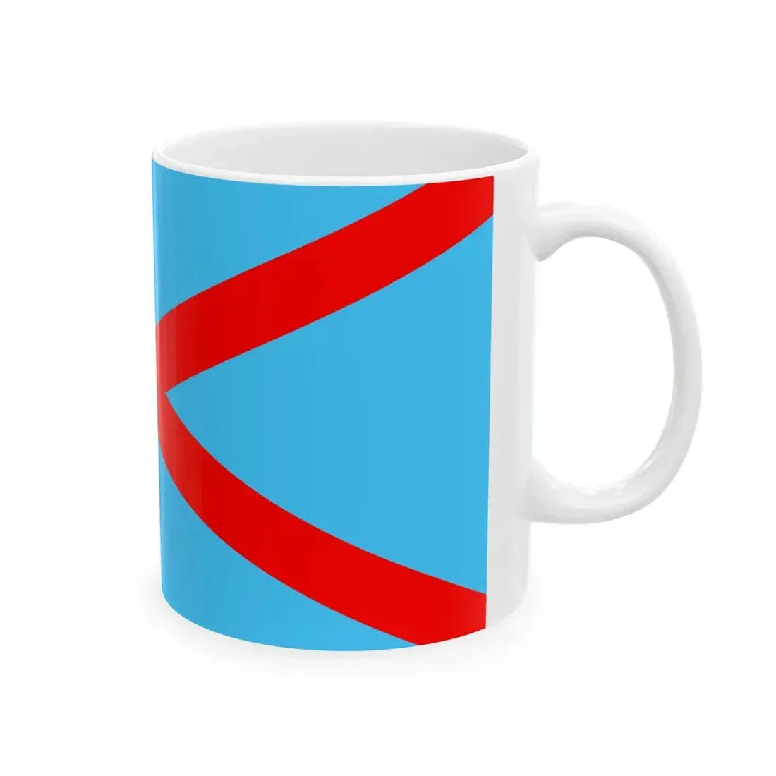 Flag of the Irish Blueshirts (Ireland) White Coffee Mug - Go Mug Yourself