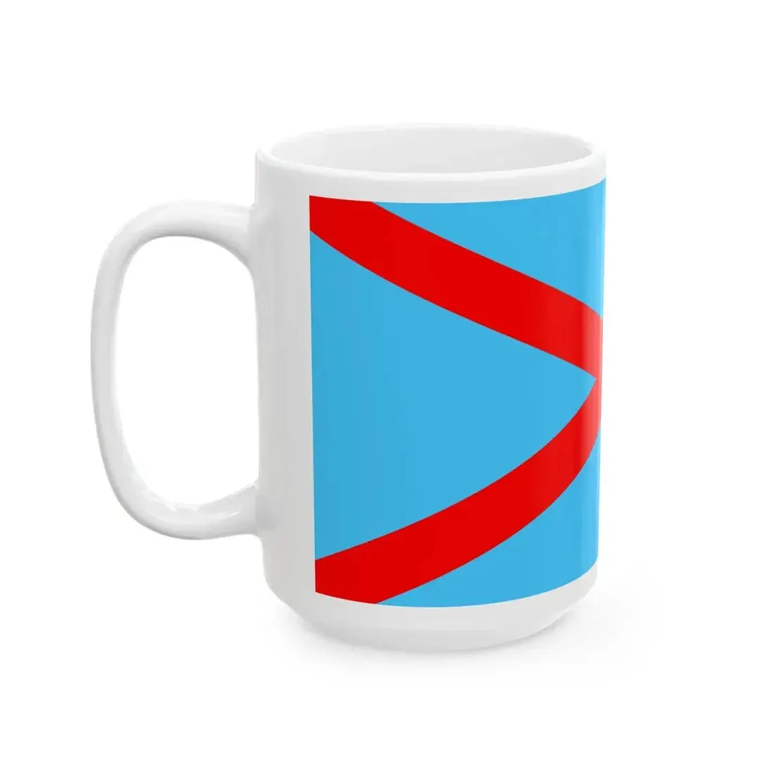 Flag of the Irish Blueshirts (Ireland) White Coffee Mug - Go Mug Yourself