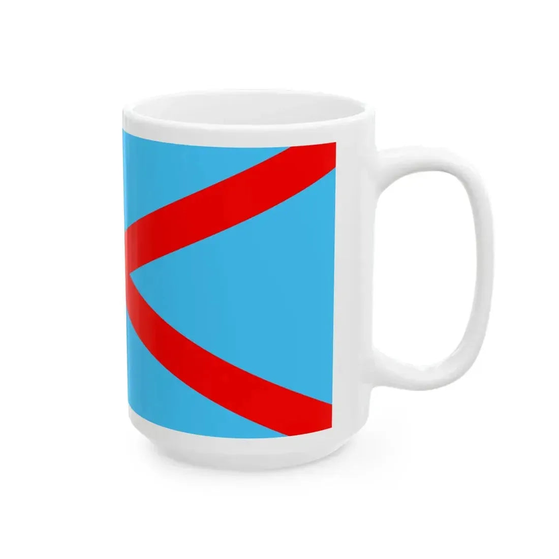 Flag of the Irish Blueshirts (Ireland) White Coffee Mug - Go Mug Yourself