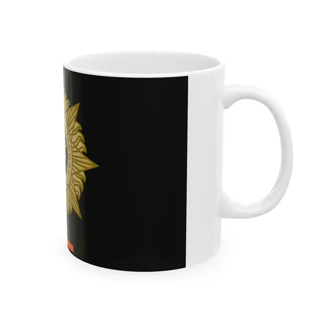 Flag of the Irish Defence Forces (Ireland) White Coffee Mug - Go Mug Yourself