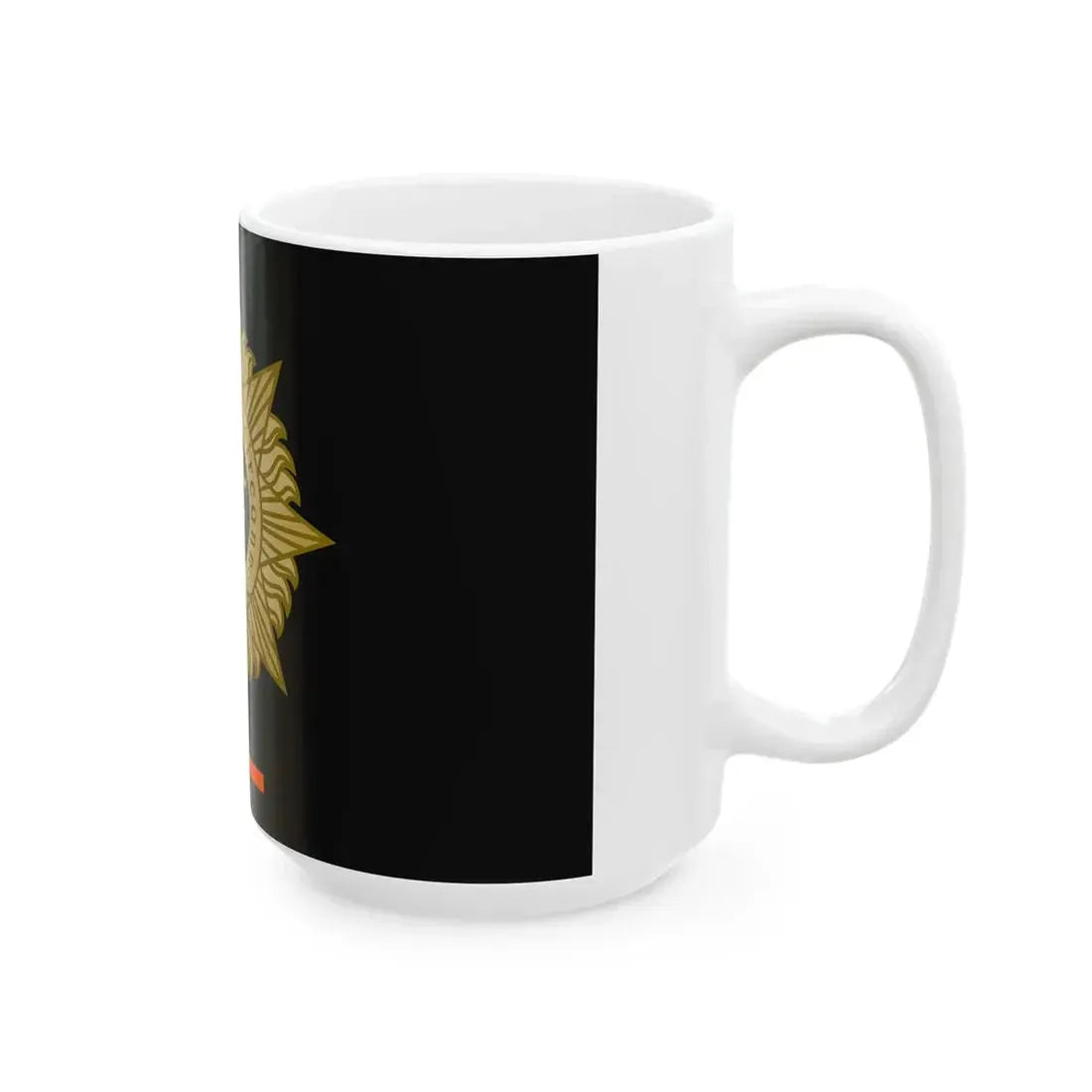 Flag of the Irish Defence Forces (Ireland) White Coffee Mug - Go Mug Yourself