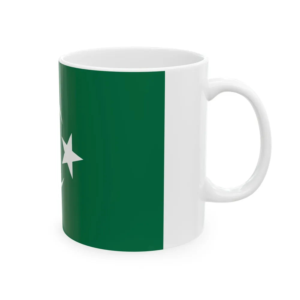 Flag of the Islamska Zajednica (Bosnia and Herzegovina) White Coffee Mug - Go Mug Yourself
