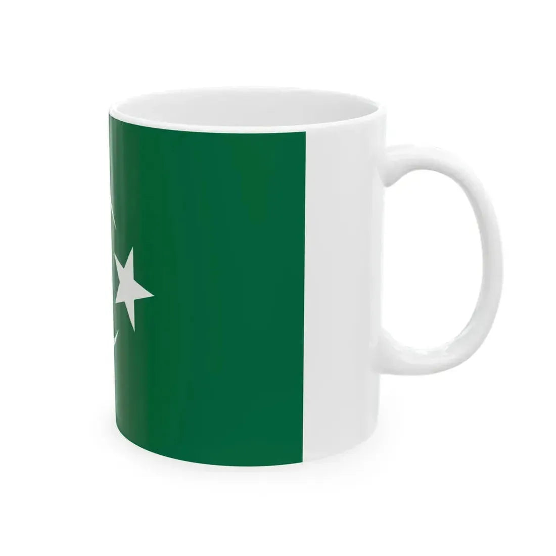 Flag of the Islamska Zajednica (Bosnia and Herzegovina) White Coffee Mug - Go Mug Yourself