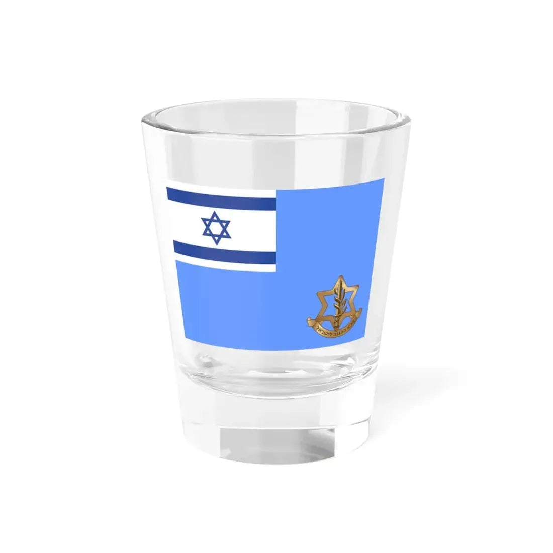 Flag of the Israel Defense Forces 2024 (Israel) Shot Glass 1.5oz 1.5oz - Go Mug Yourself