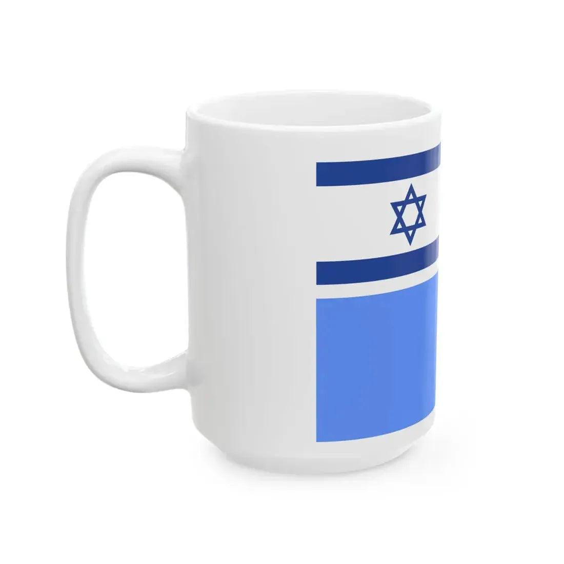 Flag of the Israel Defense Forces 2024 (Israel) White Coffee Mug - Go Mug Yourself