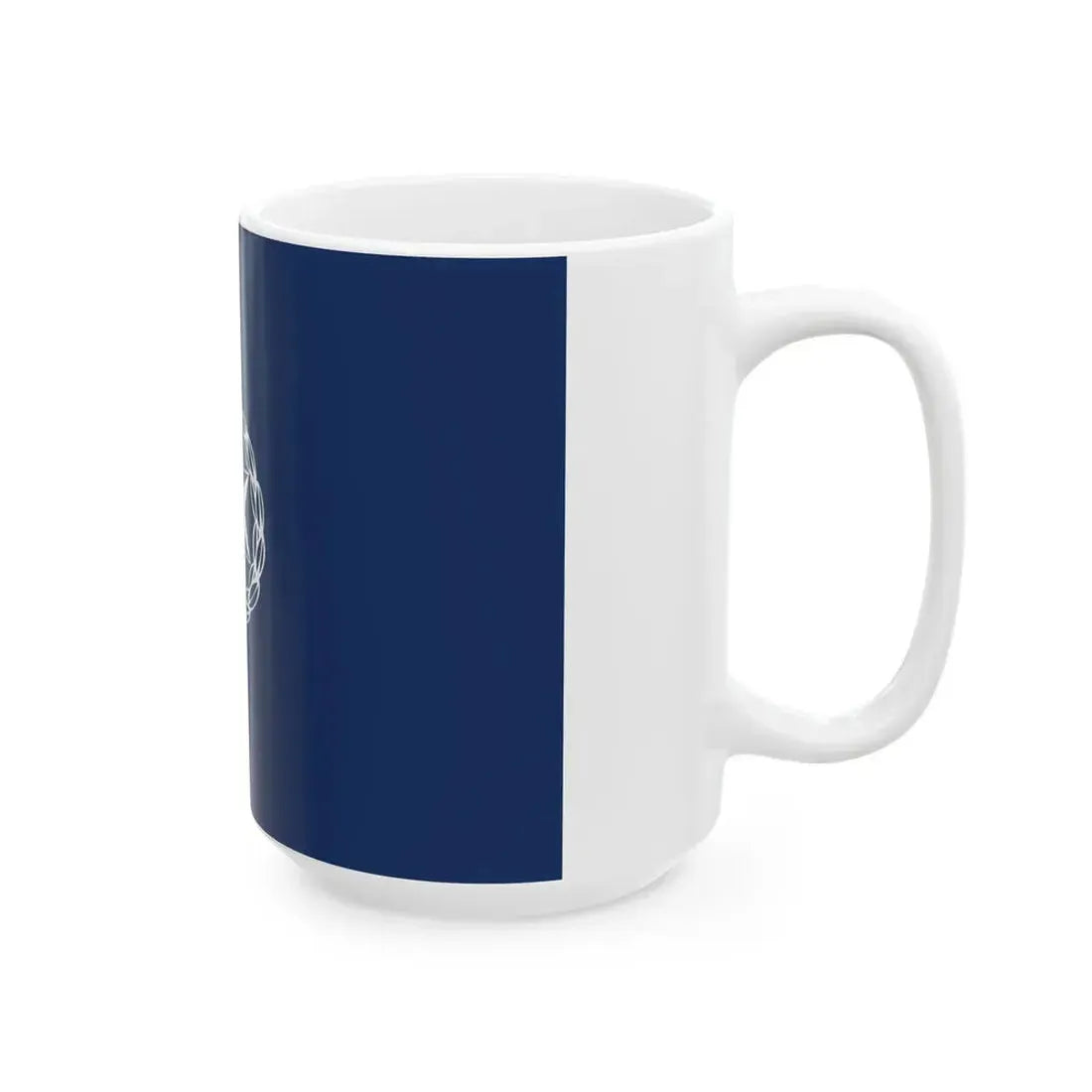 Flag of the Israel Police (Israel) White Coffee Mug - Go Mug Yourself