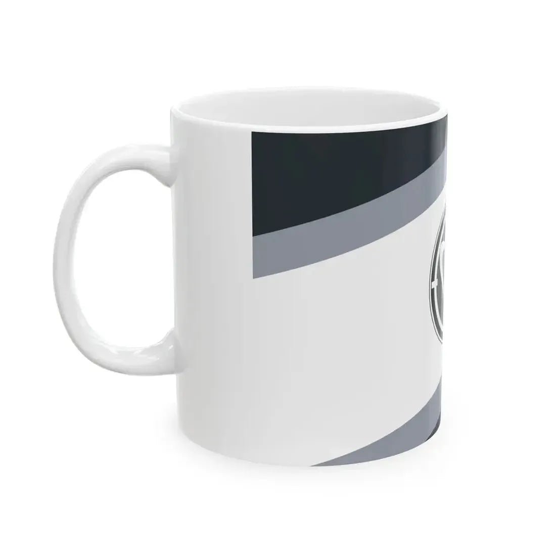 Flag of the Israeli Army Land Arm Gray (Israel) White Coffee Mug - Go Mug Yourself