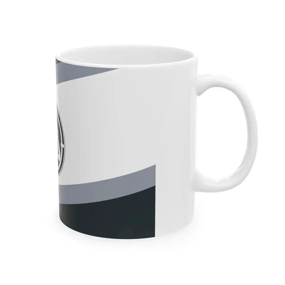 Flag of the Israeli Army Land Arm Gray (Israel) White Coffee Mug - Go Mug Yourself