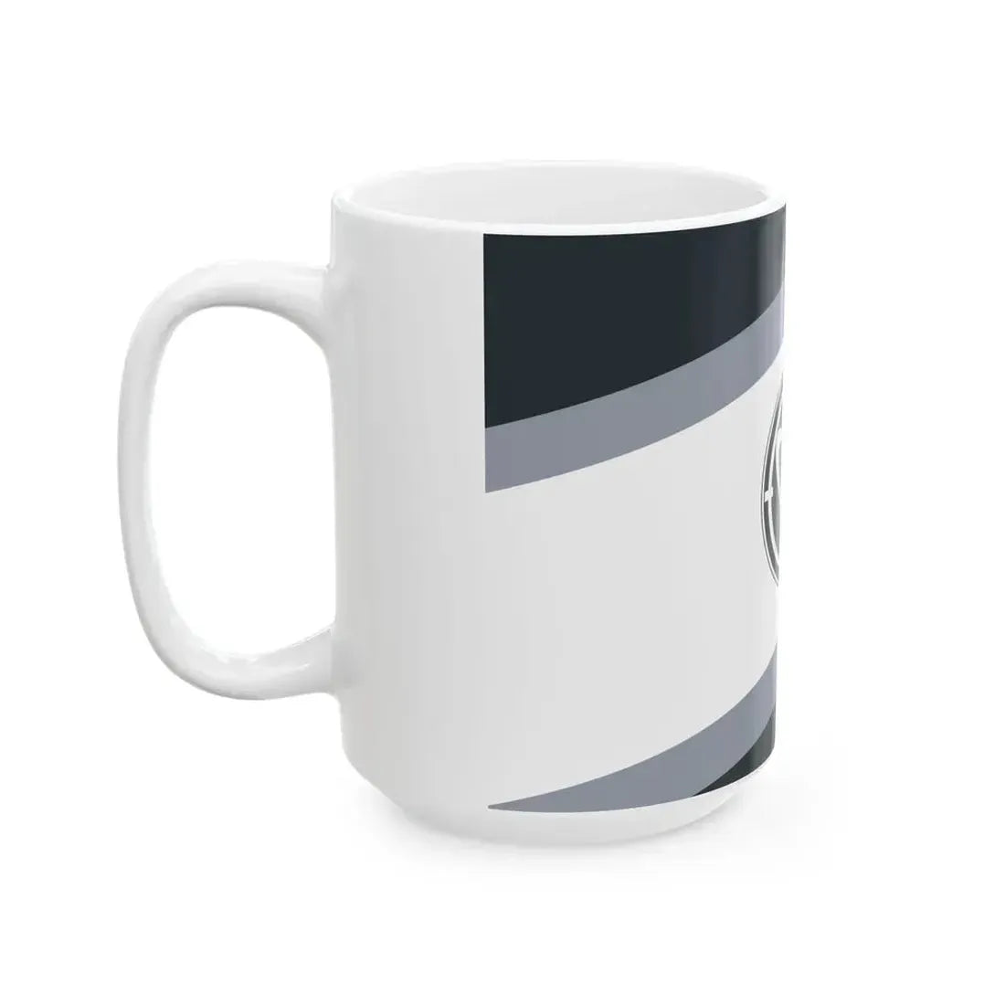 Flag of the Israeli Army Land Arm Gray (Israel) White Coffee Mug - Go Mug Yourself