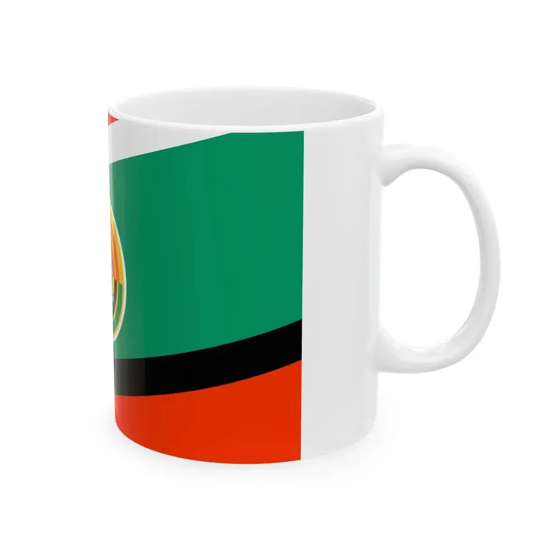 Flag of the Israeli Army Land Arm (Israel) White Coffee Mug - Go Mug Yourself