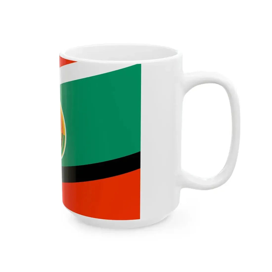 Flag of the Israeli Army Land Arm (Israel) White Coffee Mug - Go Mug Yourself