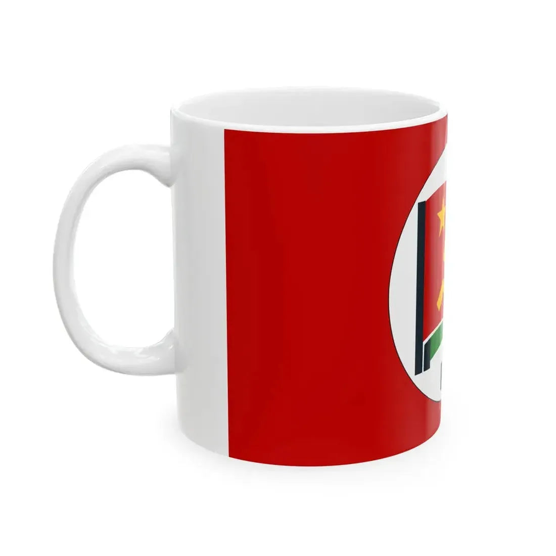 Flag of the Italian Communist Party 2016 (Italy) White Coffee Mug - Go Mug Yourself