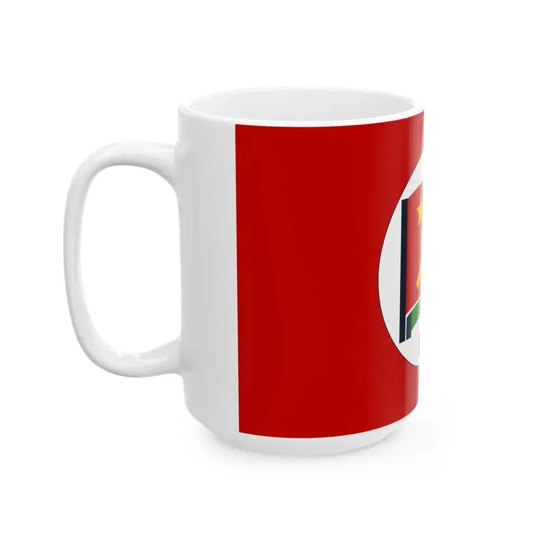Flag of the Italian Communist Party 2016 (Italy) White Coffee Mug - Go Mug Yourself