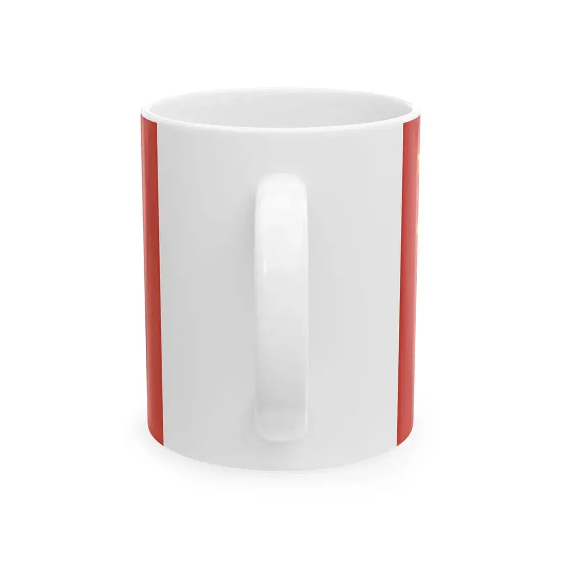 Flag of the Italian Communist Party (Italy) White Coffee Mug - Go Mug Yourself