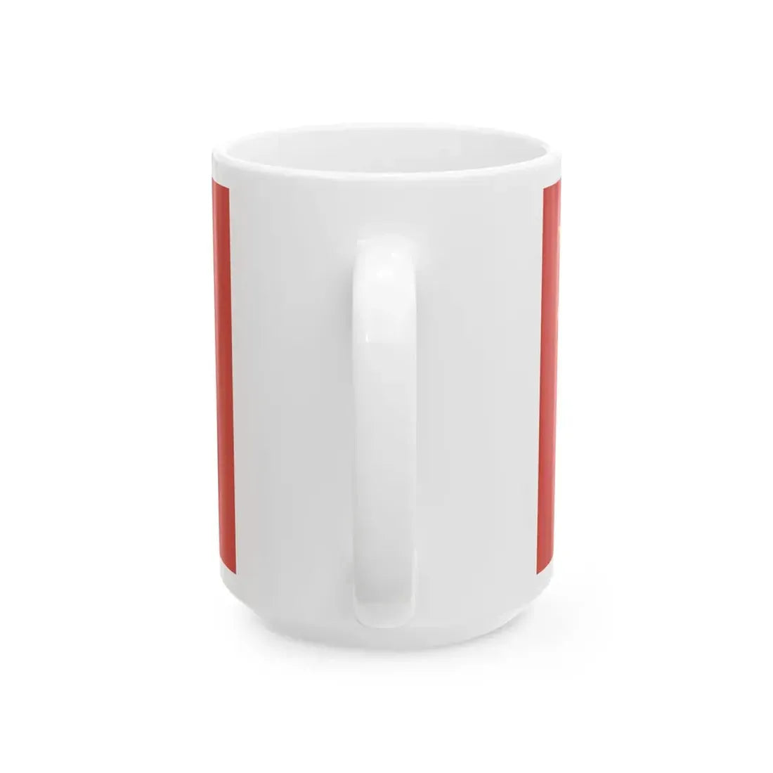 Flag of the Italian Communist Party (Italy) White Coffee Mug - Go Mug Yourself