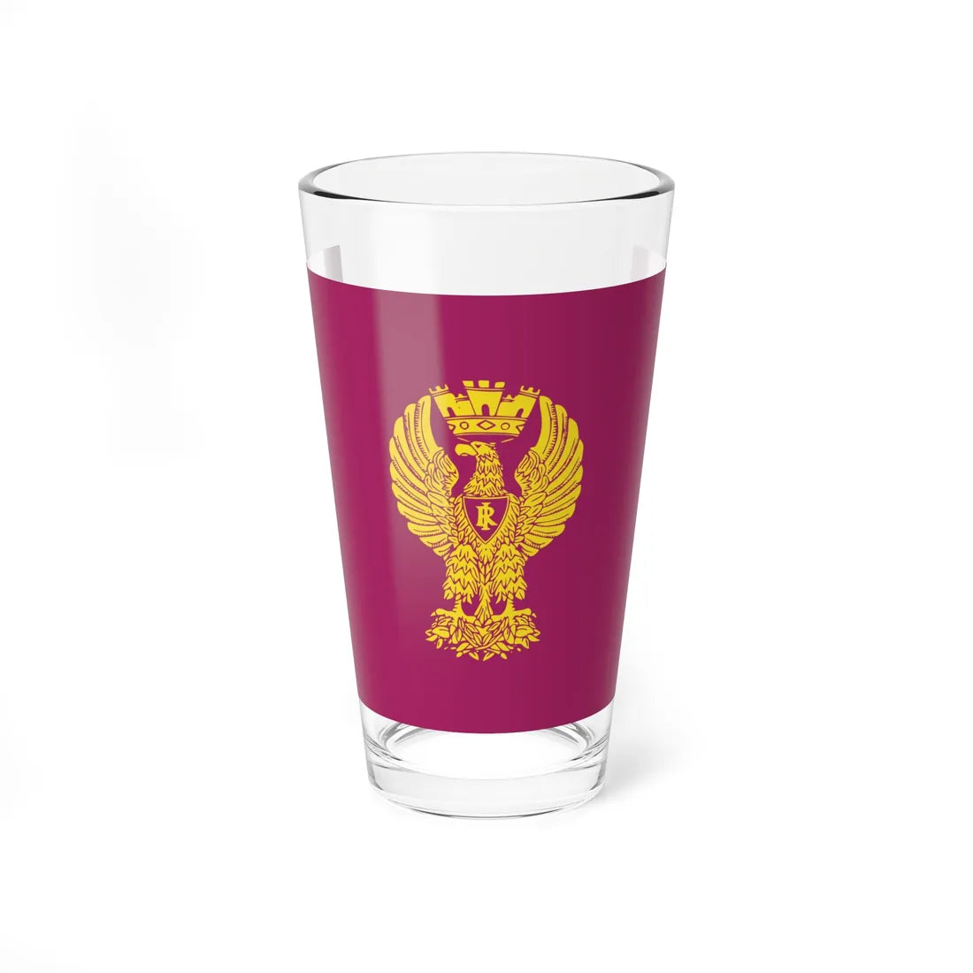 Flag of the Italian police force (Italy) Pint Glass 16oz 16oz - Go Mug Yourself