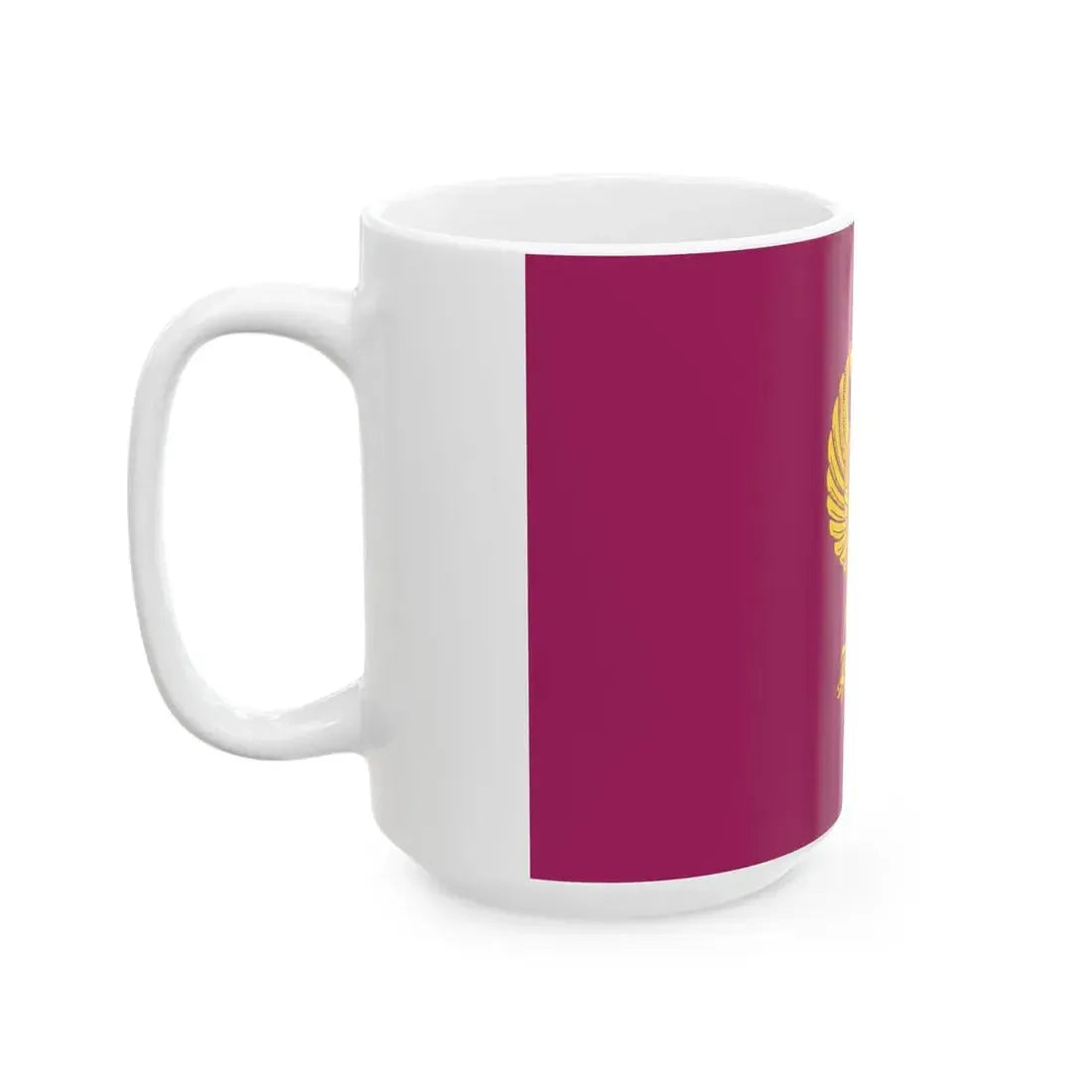 Flag of the Italian police force (Italy) White Coffee Mug - Go Mug Yourself