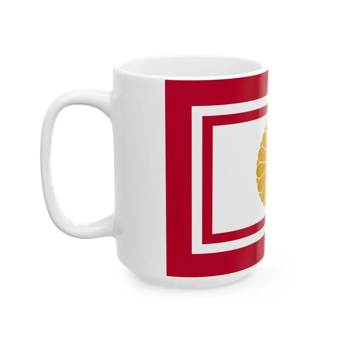 Flag of the Japanese Crown Prince (Japan) White Coffee Mug - Go Mug Yourself